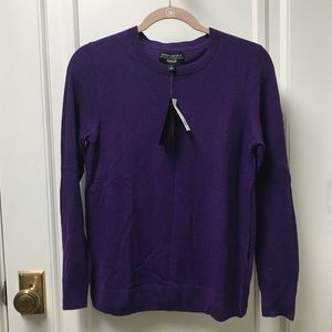 NWT Banana Republic Purple Wool Sweater